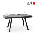 Tavolo da pranzo allungabile grigio 90x160-220cm Mirhi Long Concrete Vendita