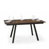 Tavolo da pranzo legno cucina allungabile 90x160-220cm Mirhi Long Noix Offerta