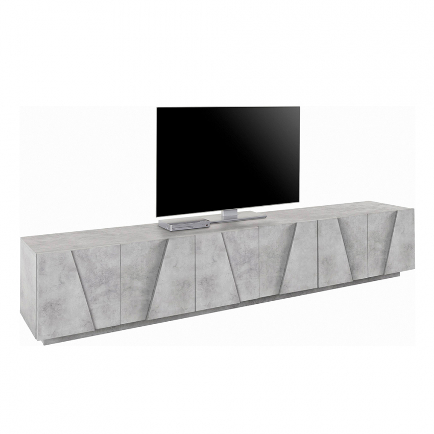 SECOLI Mobile Porta TV, Mobile Porta TV Soggiorno, Mobile TV Moderno, Porta  TV Moderno, Mobile per TV Soggiorno, Grigio Cemento 152x22x113 cm Legno