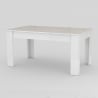 Tavolo bianco lucido allungabile 90x140-190 per sala da pranzo Jesi Light Offerta