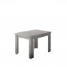Tavolo da pranzo design moderno allungabile a libro 90x90-180 Jesi Raw Vendita