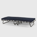 Brandina letto pieghevole ruote e doghe con materasso 80x180 cm Ares 