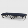 Brandina letto pieghevole ruote e doghe con materasso 80x180 cm Ares 