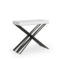 Consolle allungabile design moderno bianco 90x40-300cm cm tavolo da pranzo Diago Offerta