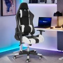 Sedia gaming ufficio ergonomica cuscini braccioli regolabile Adelaide Vendita