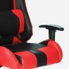 Sedia gaming ergonomica cuscini braccioli regolabile Adelaide Fire Scelta