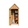 Mobile da giardino contenitore in legno armadio esterno Utile 3 Vendita