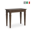 Consolle allungabile tavolo da pranzo 90x48-308cm legno Impero Noix Vendita