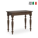 Consolle allungabile tavolo da pranzo 90x48-204cm Romagna Small Noix Vendita