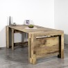 Tavolo da pranzo consolle in legno allungabile 90x51-300cm Pratika Wood Caratteristiche