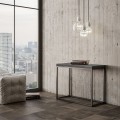 Consolle allungabile grigio tavolo 90x45-90cm Nordica Libra Concrete Promozione
