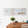 Orologio da parete lavagna magnetica design moderno ufficio cucina Loading Sconti