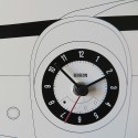 Orologio da parete lavagna magnetica portachiavi design moderno Cinquino Stock