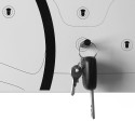 Orologio da parete lavagna magnetica portachiavi design moderno Cinquino Catalogo