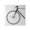 Orologio da parete moderno quadrato 50x50cm design bicicletta Bike On Saldi