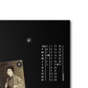 Orologio da parete lavagna magnetica calendario orizzontale design S-Enso Stock