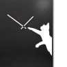 Orologio da parete verticale 30x100cm lavagnetta magnetica design moderno Cat Scelta