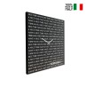 Orologio da parete 50x50cm design moderno lavagnetta magnetica Nice Time Offerta