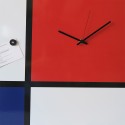 Orologio da parete design moderno lavagna magnetica Mondrian Big Sconti