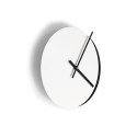 Orologio da parete design moderno minimal rotondo bianco nero Eclissi Saldi