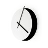 Orologio da parete design moderno minimal rotondo bianco nero Eclissi Sconti