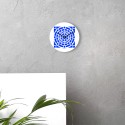 Orologio da parete design rotondo moderno colorato Azulejo C