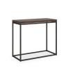 Consolle allungabile tavolo legno moderno 90x45-90cm Nordica Libra Noix Offerta