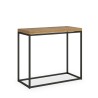 Consolle allungabile tavolo moderno 90x45-90cm legno Nordica Libra Oak Offerta