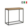 Consolle allungabile tavolo moderno 90x45-90cm legno Nordica Libra Oak Vendita