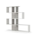 Libreria divisoria design moderno bifacciale grigio bianco Libkaf Offerta