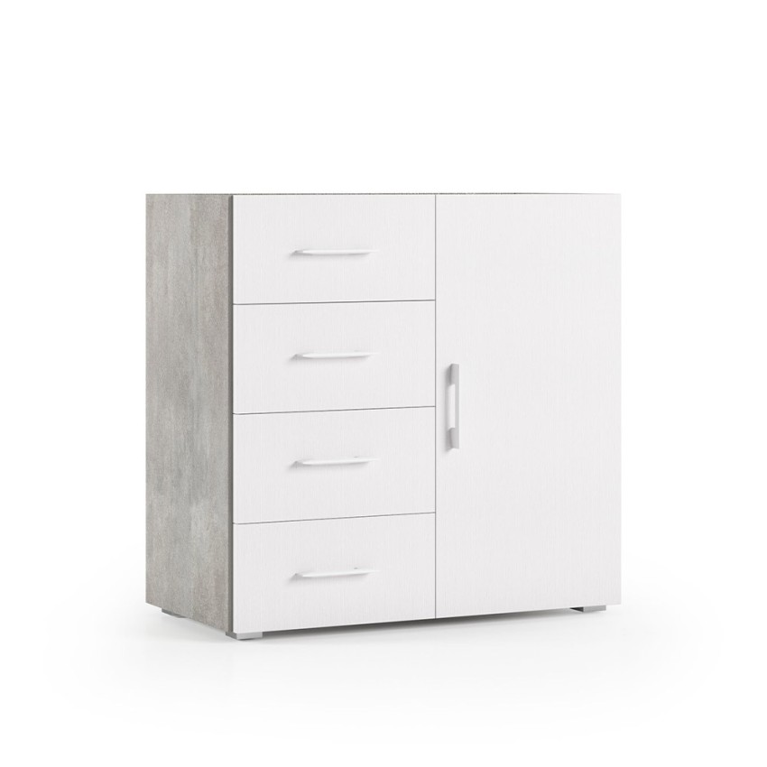 Cassettiera Mydesk - 295 x 385 x 282 cm - 4 cassetti da 45 cm - grigio