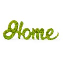 Scritta vegetale decorazione muschio lichene stabilizzato Home