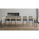 Consolle tavolo da pranzo design allungabile 90x40-300cm legno Tecno Nature Sconti