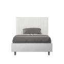 Letto francese contenitore 140x200 piazza e mezza similpelle Goya F Saldi