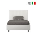 Letto francese contenitore 140x200 piazza e mezza similpelle Goya F Offerta