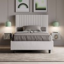 Letto francese contenitore 140x200 piazza e mezza similpelle Goya F Vendita