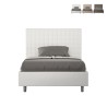 Letto piazza e mezza 120x200 francese design contenitore Sunny P1 Misure