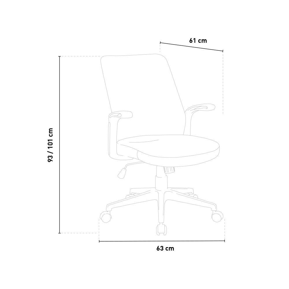 Sgabello da lavoro con sedile ergonomico: piccolo, con meccanismo Easy